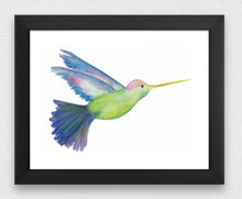 Load image into Gallery viewer, Hummingbird Water Colour Print (NOT framed)