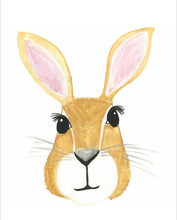 Load image into Gallery viewer, Rabbit Water Colour Print (NOT framed)