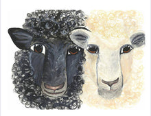 Load image into Gallery viewer, Sheep Water Colour Print (NOT framed)