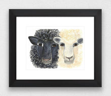 Load image into Gallery viewer, Sheep Water Colour Print (NOT framed)