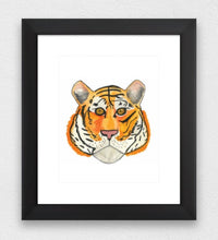 Load image into Gallery viewer, Tiger Water Colour Print (NOT framed)