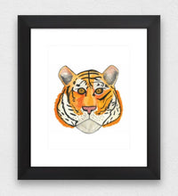 Load image into Gallery viewer, Tiger Water Colour Print (NOT framed)
